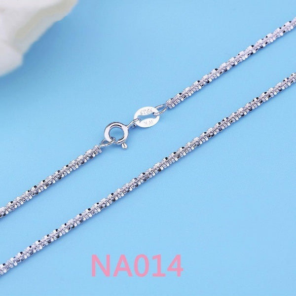 Belle Real Pure 925 Sterling Silver Chain Necklace