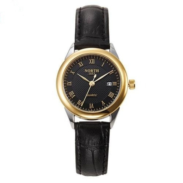Waterproof Luxury NORTH Gold Dress Wrist Watch