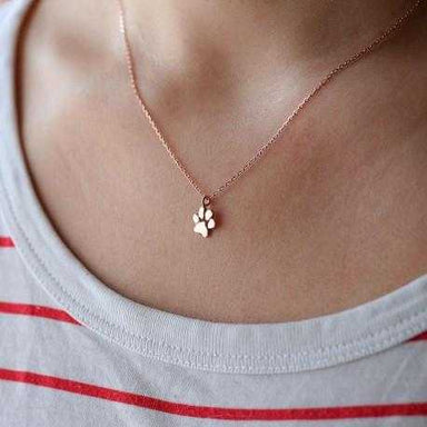 Free Cat Paw Print Necklace-Pendant Necklaces-Kirijewels.com-18K Gold Plated-Kirijewels.com