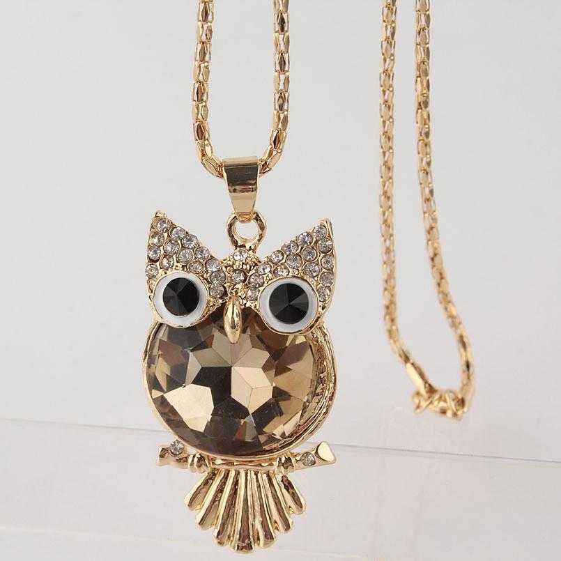 Free Owl Peridot Necklace-Necklace-Kirijewels.com-Yellow-Kirijewels.com