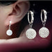 Sterling Silver Princess Ball Stud Earrings-earrings-Kirijewels.com-silver-Kirijewels.com