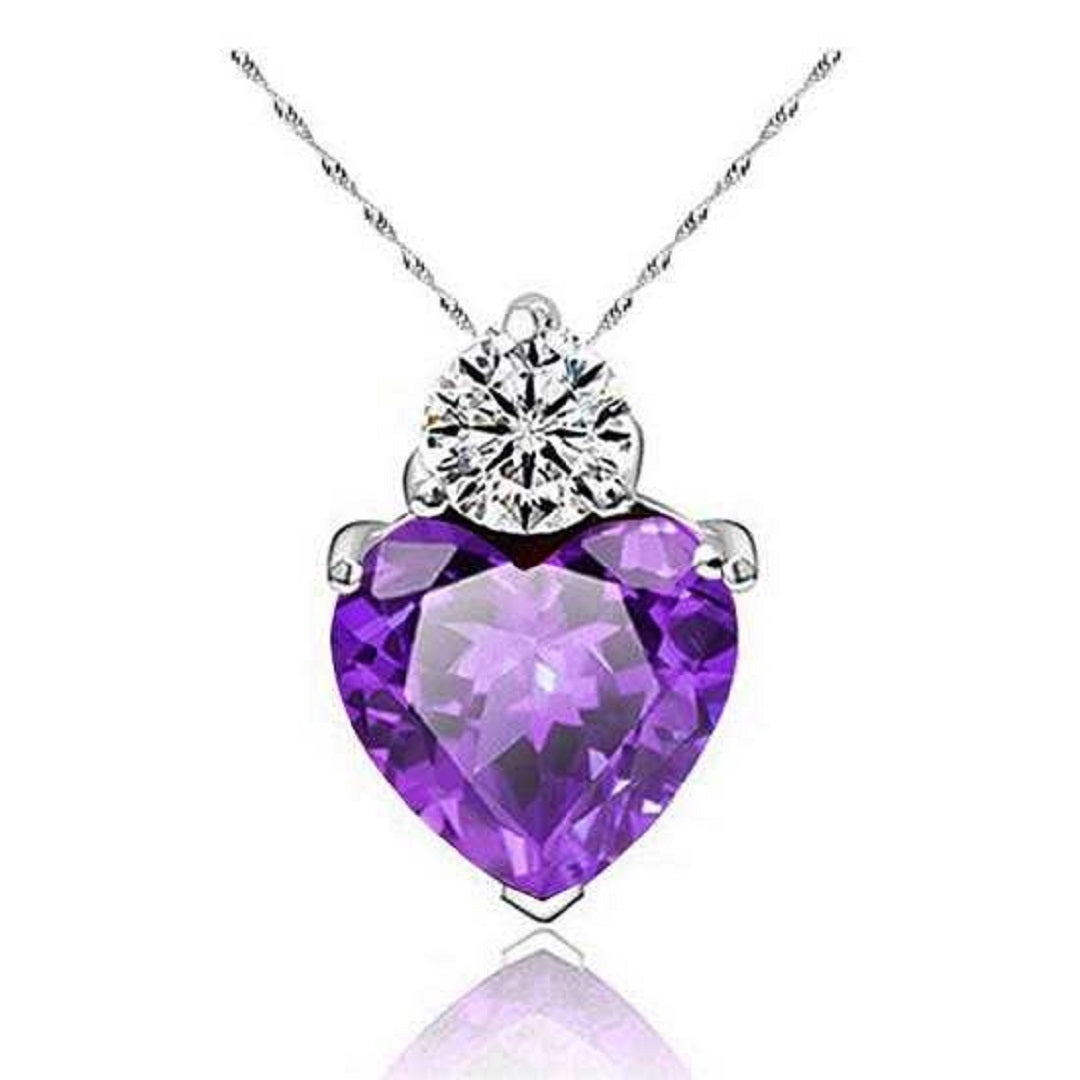 Zircon Heart Necklace — Kirijewels.com