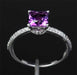 Purple Amethyst Diamond Engagement Ring-Rings-Kirijewels.com-10-Kirijewels.com