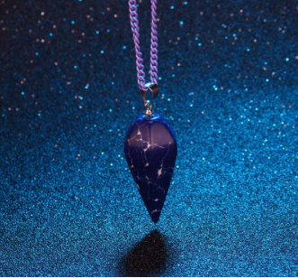 Free Crystal Healing Pyramid Necklace-Necklace-Kirijewels.com-Purple-Kirijewels.com