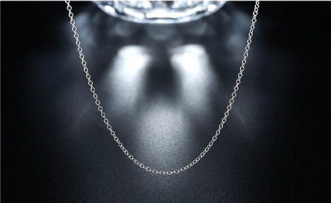 Evelyn Rolo Chain 925 Sterling Silver Necklace