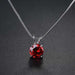 Round Copper Gemstone Necklace-Necklace-Kirijewels.com-White-Kirijewels.com