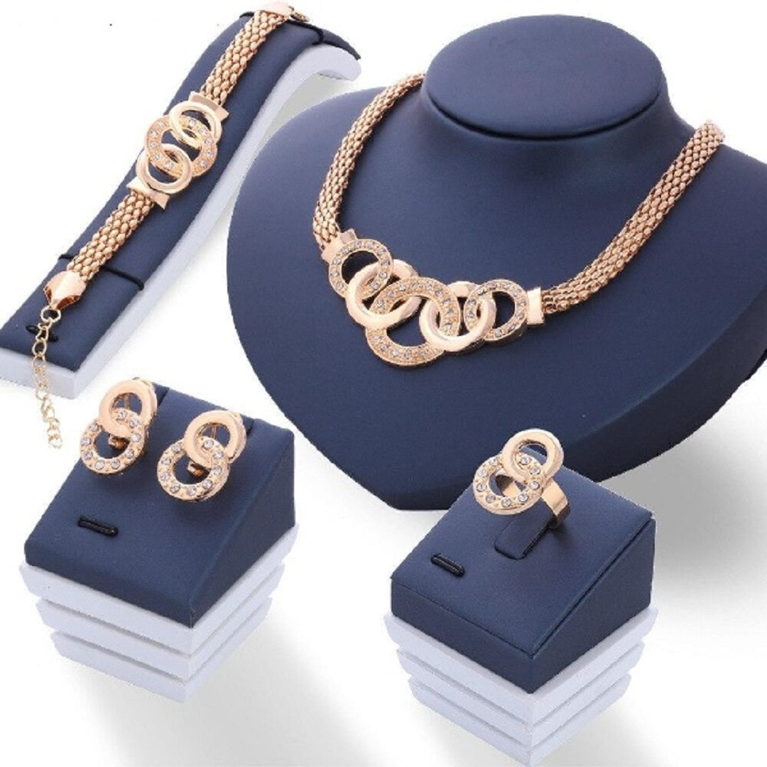 Emma Crystal Rhinestone Bridal Jewelry Set