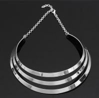 Free Choker Metal Necklace-Necklace-Kirijewels.com-Gold-Kirijewels.com