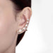 Free Sterling Silver Simulated Pearl Earrings-earrings-Kirijewels.com-18K Gold Plated-Kirijewels.com