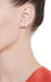 Free Sterling Silver Simulated Pearl Earrings-earrings-Kirijewels.com-Platinum Plated-Kirijewels.com