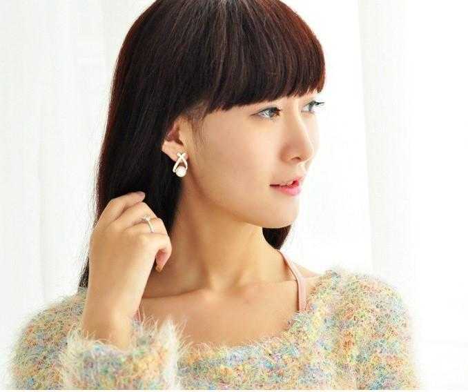 New Elegant Crystal Stud Pearl Earrings-earrings-Kirijewels.com-Gold-Kirijewels.com