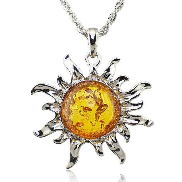 Sun Necklace-Necklace-Kirijewels.com-Yellow-Kirijewels.com