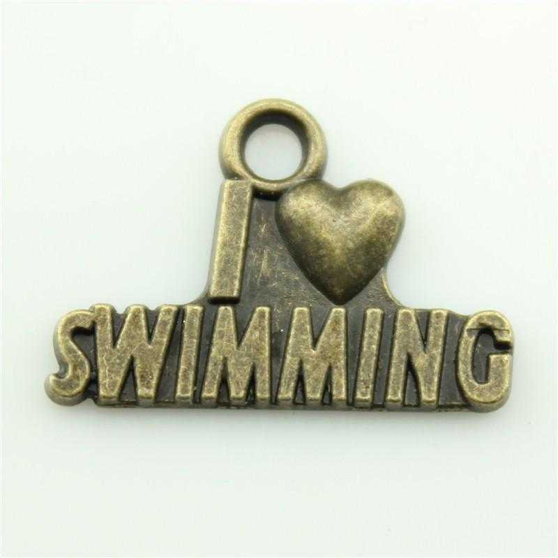Free Swimming Necklace-Necklace-Kirijewels.com-Silver Plated-Kirijewels.com