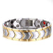 Free Titanium Magnetic Therapy Wristband Bracelet-Bracelet-Kirijewels.com-Platinum Plated-Kirijewels.com