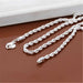 Sterling Silver Classic Rope Chain Necklace/2-Necklace-Kirijewels.com-16inch-Kirijewels.com