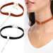 Copper Alloy Velvet Choker Necklace-Chain Necklaces-Kirijewels.com-Black-Kirijewels.com