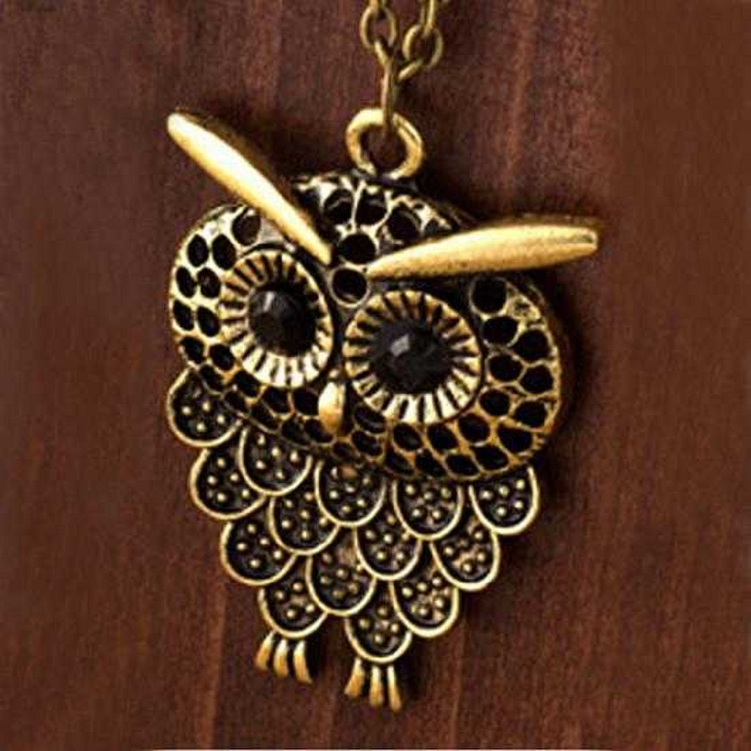 Antique Owl Necklace