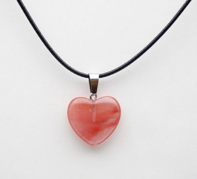 Ava Natural Stone Heart Necklace - Kirijewels.com