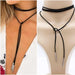 Bowknot Choker Necklace-Choker Necklaces-Kirijewels.com-Black Gold & Silver-Kirijewels.com