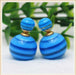 Double Sided Stripes Earrings-earrings-Kirijewels.com-Blue-Kirijewels.com